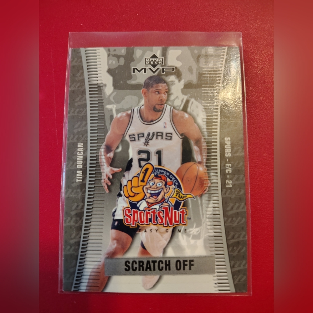 Tim Duncan 2003 Upper Deck MVP Sportsnut #SN71 San Antonio Spurs  Unscratched